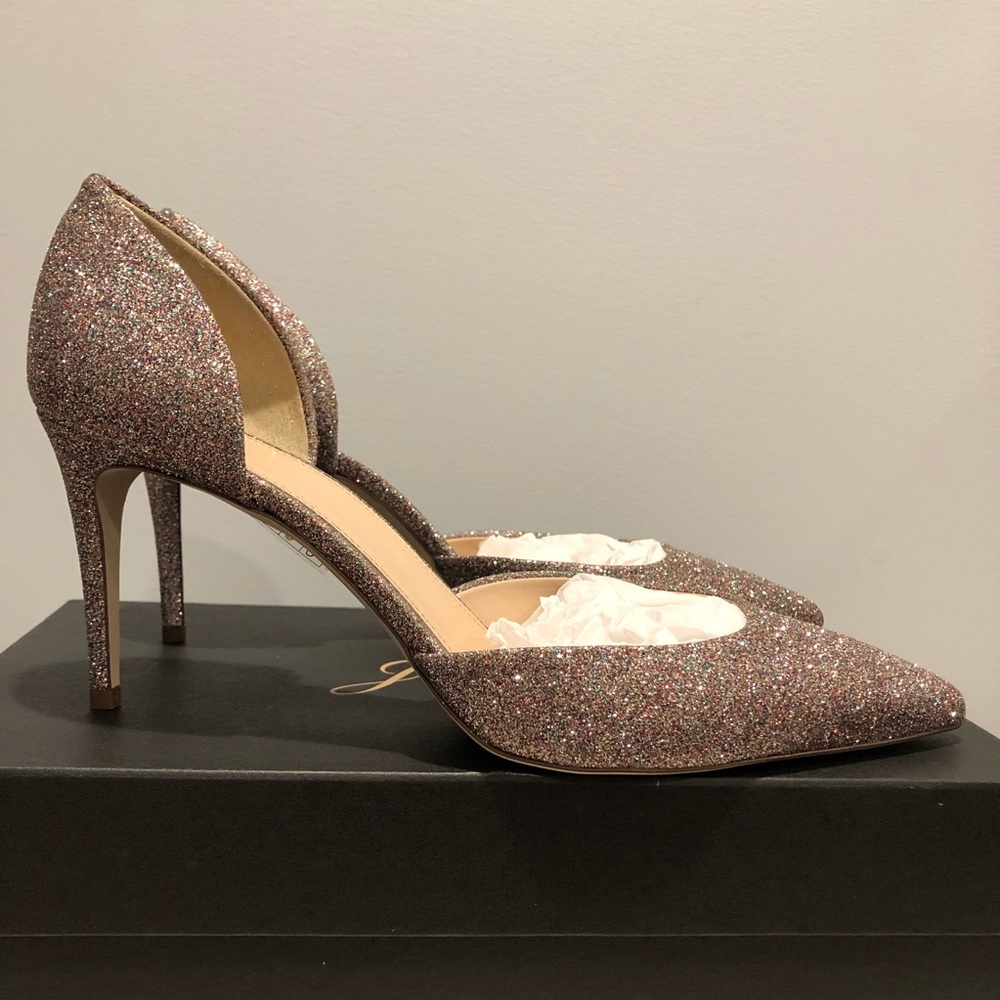 ⭐️ J. Crew Lucie glitter pumps